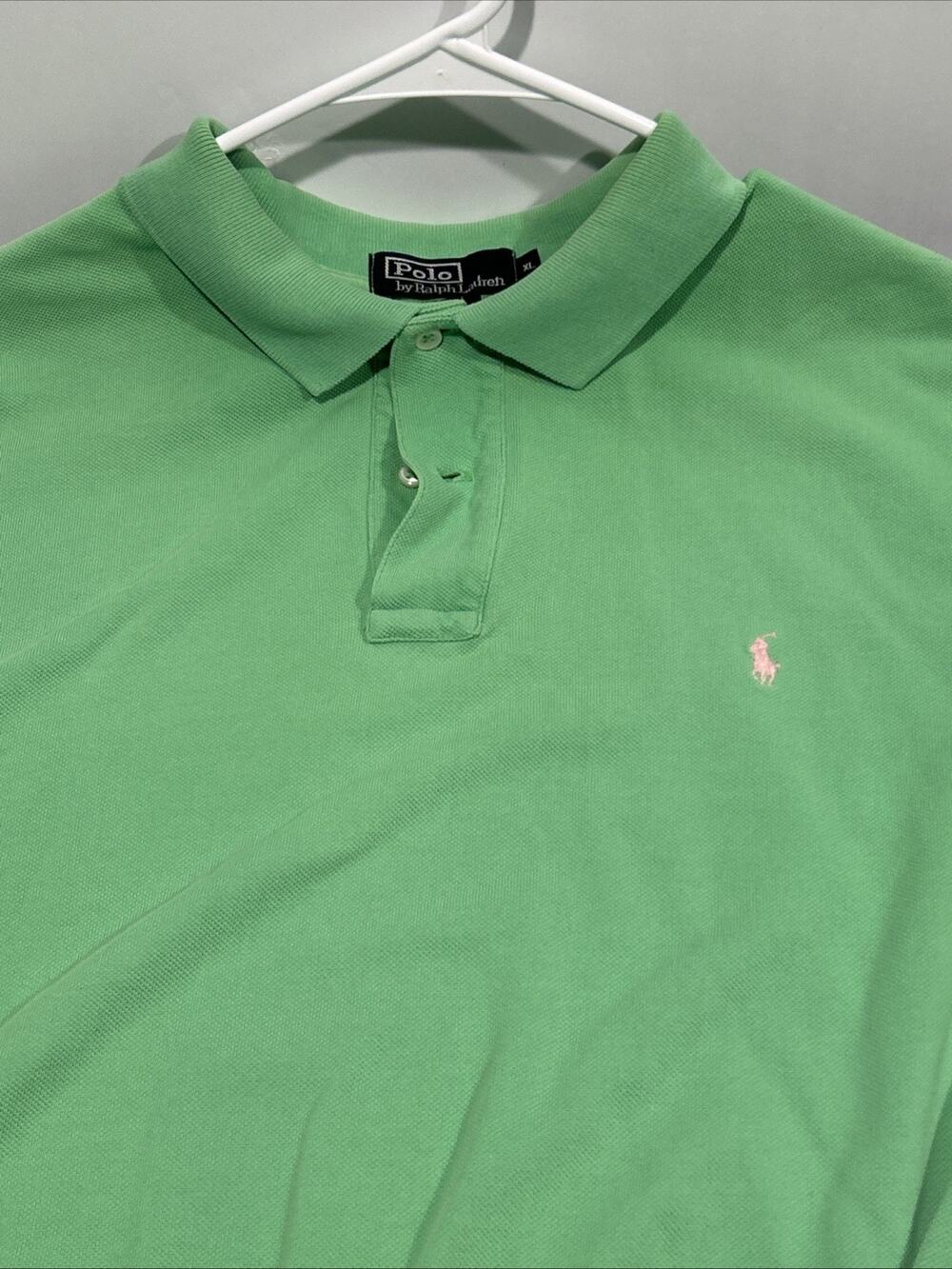 Genuine Ralph Lauren Men's Polo Shirt-XL- Green- Purchased Direct from Polo